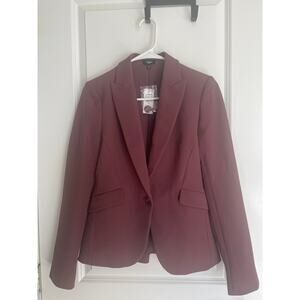 Editor Studio Stretch Twill Fitted
One Button Blazer